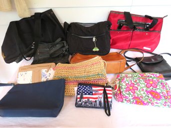 Collection Of Purses And Tote Bags