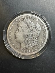 1891 Morgan Silver Dollar