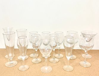 Assorted Bar Glasses - 14 Pieces