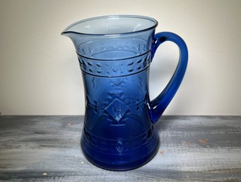 Rare Studio Nova Adirondack Blue Pitcher