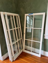 A Set Of 4 Cabinet Doors - Glass Panes