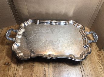 Silverplate Tray. 19' X 13'