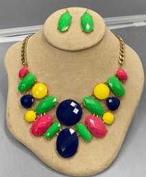 Earring And Necklace Set