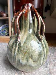 Vintage Arts And Crafts Fulper Style Flambe Vase