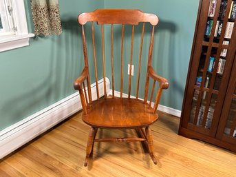 A Traditional Vintage Rocking Chair