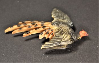 Vintage 1940s Plastic Pheasant Brooch