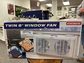 Windmere Twin 8' Window Fan In Box