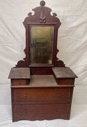 Eastlake Doll's Dresser With Mirror