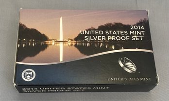 2014 United States Mint Silver Proof Set