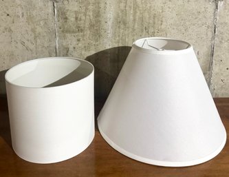 A Pairing Of Modern Lampshades