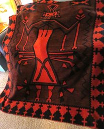 Red And Black Reversible Blanket