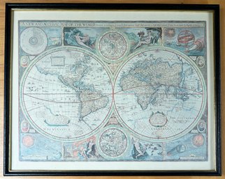 A Historical Reproduction World Map