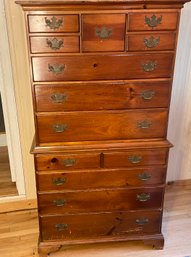 Twelve Drawer Hardwood Mens Chest Of Drawers