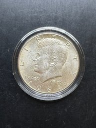 1964 Kennedy 90 Silver Half Dollar