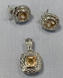 Pendant And Earring Set