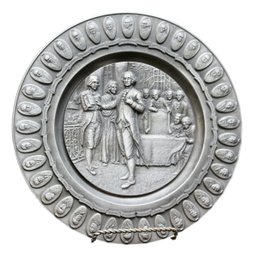 The Presidential Oath Of Office Plate International Pewter Limited Edition No 003482 Of 7500
