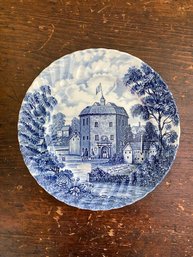 The Globe Theatre Year 1599- Vintage Shakespeare's County Collectible Plate By Royal Essex Ironstone