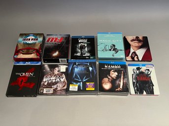 Lot Of 8 Blu Ray Movie Sets And 2 Steelbooks