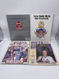 1986-1989 NY Mets Official Yearbooks.