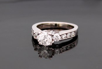 GIA Certified 1.5 Carat TW Diamond Engagement Ring