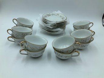 Vintage Summit Fine China Japan Cups And Saucers