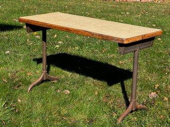 American Seating Company Mid Century High School Lab Table (1 Of 2)