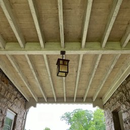 A Mission Style Lantern - Port Cochere