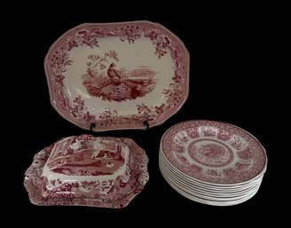 Collection Of Spode Dinnerware , Fulham, Festival & Italian