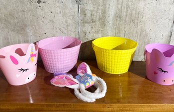 Easter Baskets And Headbands