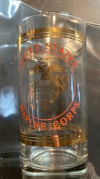 US Marine Corps Beer Glass