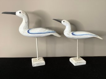 White Bird Decoys Lot Of 2