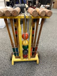 Vintage Croquet Set