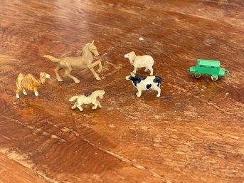 Lot Of Small Farm Animal Figurines