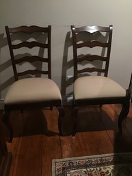 Pair Of Hitchcock Ladder Back Chairs