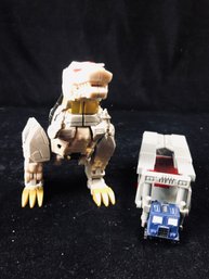 Transformers Classics Grimlock And 1988 Micromaster Autobot Overload Optimus