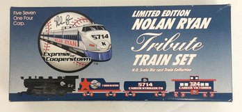 Brand New Limited Edition Nolan Ryan Tribute Train Set