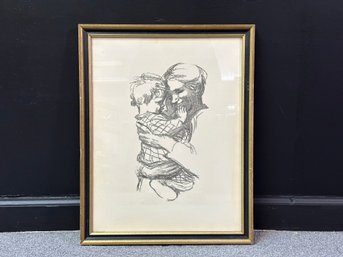 A Tender Mother & Child Print