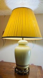 Ceramic Lamp With Metal Base