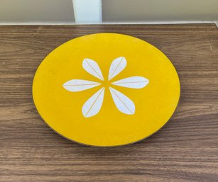 Mid Century Cathrineholm Lotus 12-inch Enameled Plate