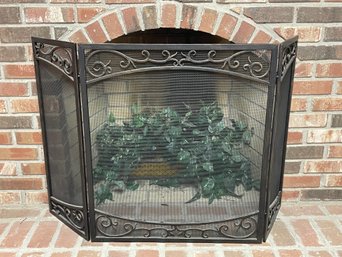 Quality Folding Fireplace Screen