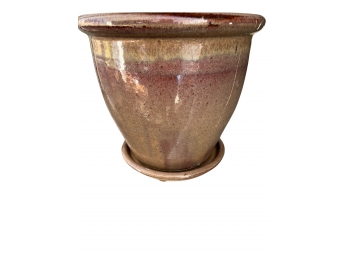 Ombre Glazed Ceramic Planter