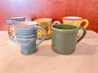 Mixed Pottery Coffee Mugs