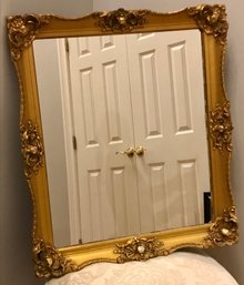 Vintage Mirror With Ornate Frame