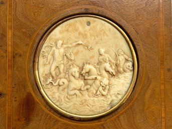 Antique Carving Of Neptune And The Sea Monsters