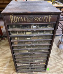 Royal Society Spool Cabinet