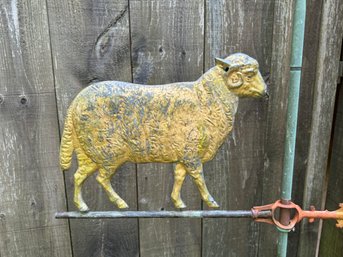 Beautiful Large Antique Ram Weather Vane