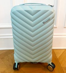 A Blue Hard Shell IT Luggage Suitcase