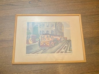 Justin Murray California Cable, Color Print, Signed And Numbered