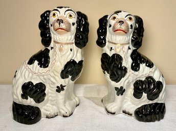 Late 19th Century Staffordshire Dogs