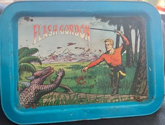 Vintage Flash Gordon 1979 Folding TV Lap Tray